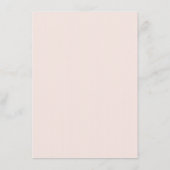 CARTE D'ACCOMPAGNEMENT BABY SHOWER DE CONSEILS FLORAUX EN ROSE BLANC LAVE (Dos)