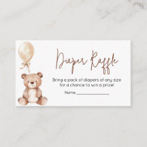 Baby shower de couche de de l'ours Brown