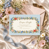 Baby Shower de couche multicolore Fleur Sauvage