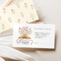 Baby shower de  de rabat Fleur sauvage Storybook