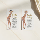 Carte D'accompagnement Baby shower de demande de réservation de Giraffe b