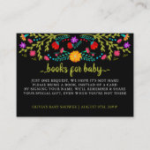 Carte D'accompagnement Baby shower de demande de réservation Florale Fies (Devant)