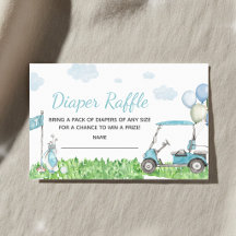 Baby-Shower de Diaper Raffle Golf A Little Putter