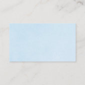 Carte D'accompagnement Baby shower de la couche de  en argent bleu (Dos)