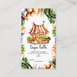 Carte D'accompagnement Baby shower de marché de fermiers sur mesure