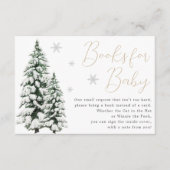 Carte D'accompagnement Baby shower de Noël (Devant)