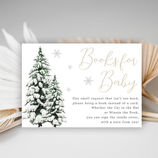 Carte D'accompagnement Baby shower de Noël