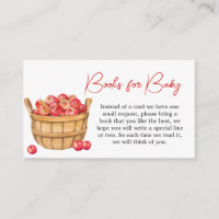 Baby shower de panier de pommes de automne Livres