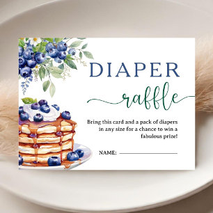 Carte D'accompagnement Baby Shower de Petit déjeuner Bébé Blueberry Tirag