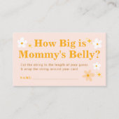 Carte D'accompagnement Baby shower de printemps à quel point le jeu du ve (Devant)