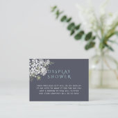 Carte D'accompagnement Baby shower de respiration pour bébé branché avec (Debout devant)