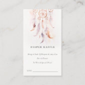 Carte D'accompagnement Baby shower de rousseur de couches Dreamcatcher en (Devant)