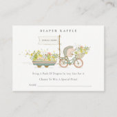 Carte D'accompagnement Baby shower de rousseur de hérisson cultivé locale (Devant)