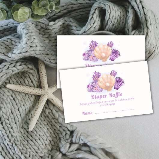 Carte D'accompagnement Baby shower de rousseur de la couche de Pearl Retr