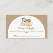 Carte D'accompagnement Baby shower de rousseur de la souris de poulet de (Devant)