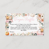 Carte D'accompagnement Baby shower de rousseur de petit Citrouille de cam (Devant)