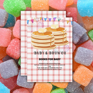 Carte D'accompagnement Baby shower de souffle festive pour bébés et brunc