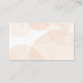 Carte D'accompagnement baby shower de tombola chic à fleurs orange (Dos)