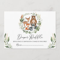 Baby shower de verdure forestière moderne Reflets