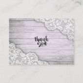 Carte D'accompagnement Baby shower Déchets Raffin Ticket Dentelle Tournes (Dos)