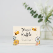 Carte D'accompagnement Baby shower des abeilles de chaux (Debout devant)