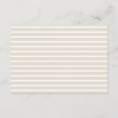 Carte D'accompagnement Baby shower des étoiles de la lune d'ours neutres  (Dos)