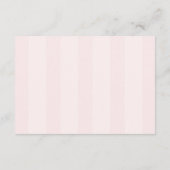 Carte D'accompagnement Baby shower des fermiers roses Diapper Raffle (Dos)