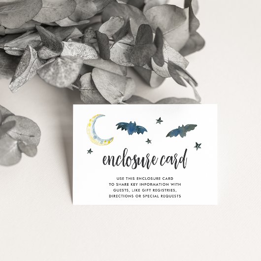 Carte D'accompagnement Baby shower d'Halloween