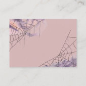 Carte D'accompagnement Baby shower d'Halloween douche (Dos)