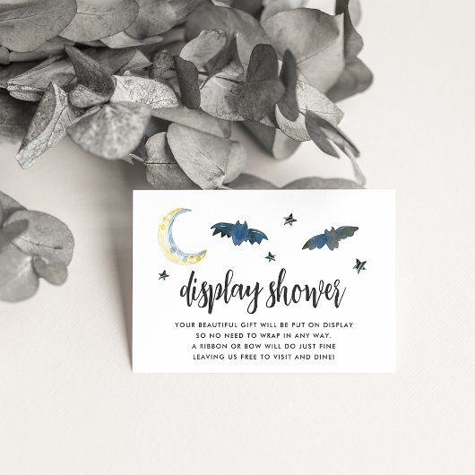 Carte D'accompagnement Baby shower d'Halloween douche