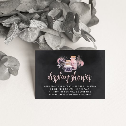 Carte D'accompagnement Baby shower d'Halloween douche