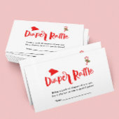 Carte D'accompagnement Baby shower d'hiver de Noël Père Noël