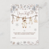 Carte D'accompagnement Baby shower d'hiver Déchets (Devant)