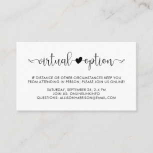 Carte D'accompagnement Baby shower d'options virtuelles en ligne