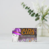 Carte D'accompagnement Baby shower éffrayant Déchets (Debout devant)