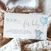 Carte D'accompagnement Baby shower Elephant Safari