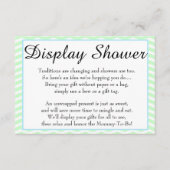 Carte D'accompagnement Baby shower en caoutchouc Ducky Display (Devant)