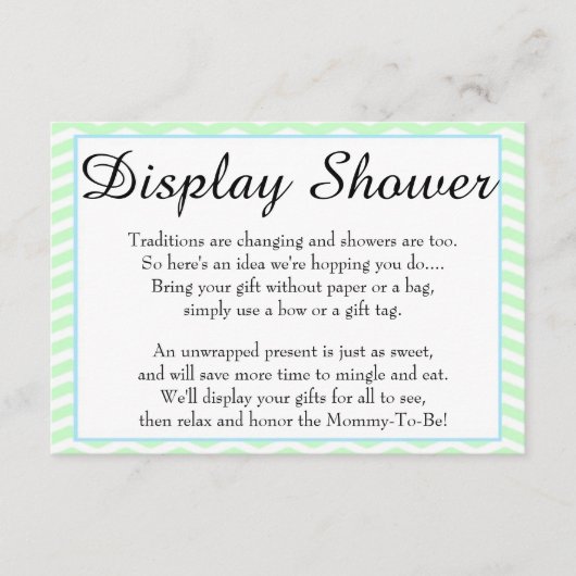 Carte D'accompagnement Baby shower en caoutchouc Ducky Display (Devant)