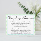 Carte D'accompagnement Baby shower en caoutchouc Ducky Display (Debout devant)