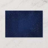 Carte D'accompagnement Baby shower Espace Externe Refroidissement Billet  (Dos)