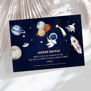 Carte D'accompagnement Baby shower Espace Externe Refroidissement Billet 