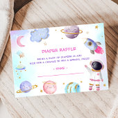 Carte D'accompagnement Baby shower Espace Externe Refroidissement Billet