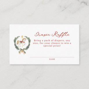Carte D'accompagnement Baby Shower Fête Diaper Raffle