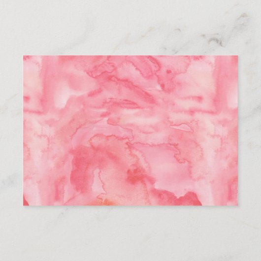 Carte D'accompagnement Baby shower fille Citrouille Aquarelle Apportez un (Dos)