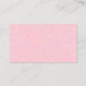 Carte D'accompagnement Baby shower Flamant rose d'aquarelle rose (Dos)