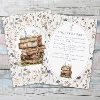 Baby shower Fleur sauvage, Apportez un livre pour