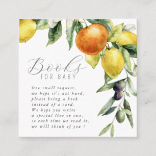Carte D'accompagnement Baby shower Fleur sauvage aquarelle Demande de car
