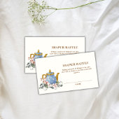 Carte D'accompagnement Baby shower fleur sauvage de la couche de papier à