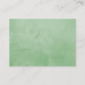 Carte D'accompagnement Baby shower floral et brasseur (Dos)