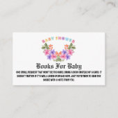 Carte D'accompagnement Baby shower floral rose doux (Devant)